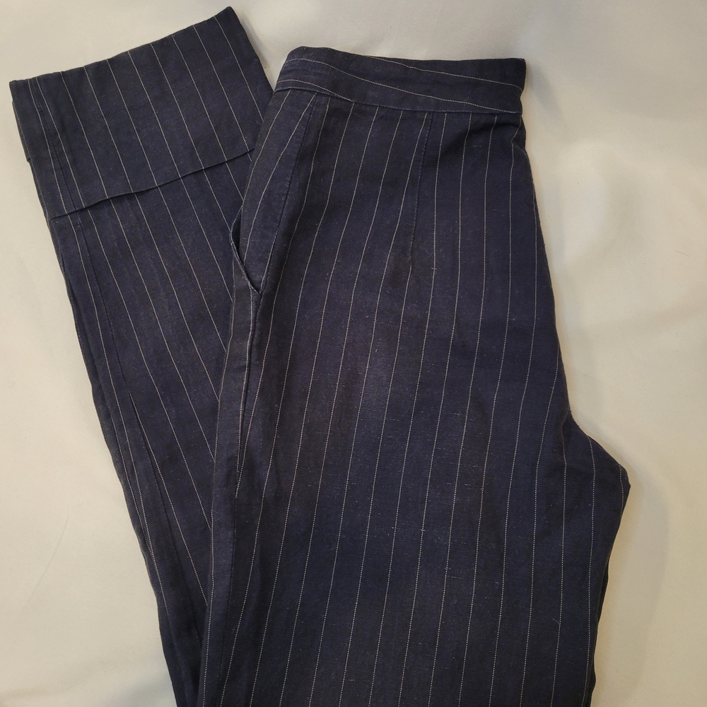 Jacquemus Pinstripe Linen Trousers